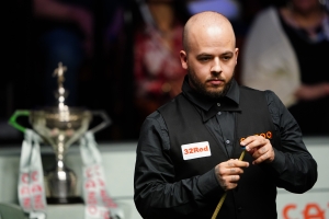 Luca Brecel dominates opening session of Crucible final against Mark Selby