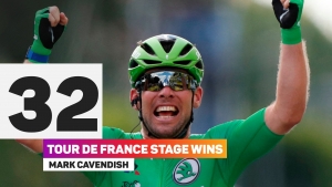 Tour de France: Cavendish sprints to second stage win, Van der Poel retains overall lead