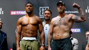 Anthony Joshua focused only on Robert Helenius amid Deontay Wilder speculation