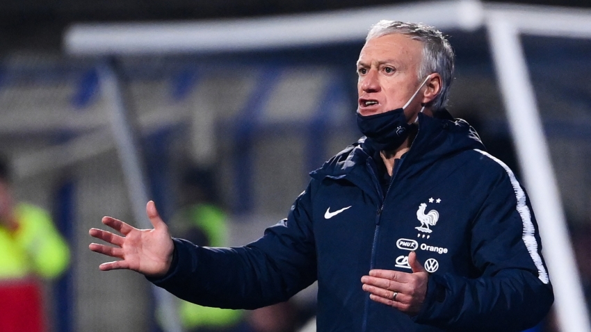 Deschamps bemoans France&#039;s first-half display but says &#039;the main thing is victory&#039;