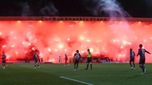 Rangers ‘regret’ fans’ pyrotechnics display at Dundee with warning of sanctions
