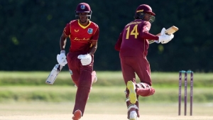 Teddy Bishop scores brilliant 133 to lead West Indies U19s to two-wicket victory over England Young Lions