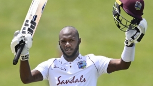Jermaine Blackwood scored his 14th Test 50 but Bangladesh have maintained a firm grip on the first Test at Chattogram.
