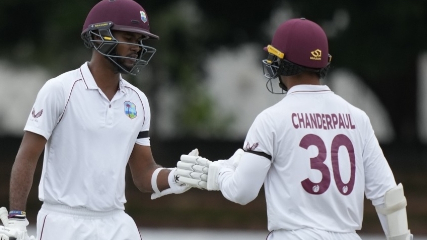 Young Chanderpaul scores maiden Test 100, Brathwaite 116* as West Indies openers set records against Zimbabwe