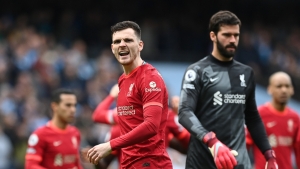 Liverpool not discussing quadruple chances - Robertson