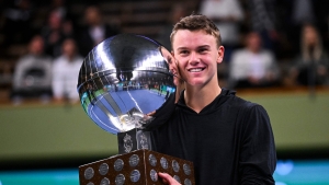Rune surprises top seed Tsitsipas to win Stockholm title