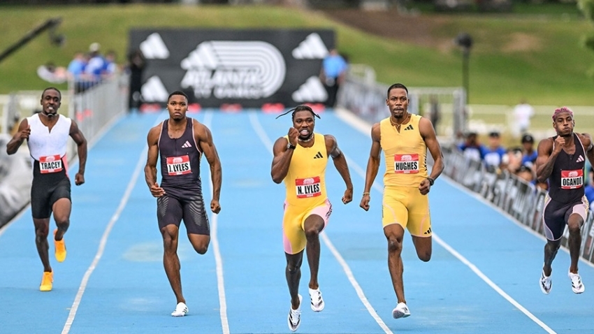 With Bolt's times on his mind, Noah Lyles eyes Yohan Blake's 100m stadium record at Racer’s Grand Prix on Saturday