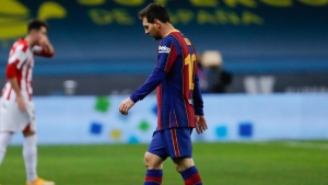 Barca boss Koeman defends Messi after red card in Supercopa loss