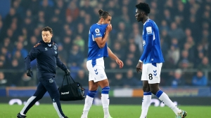England hopeful Calvert-Lewin hobbles off for Everton after another injury