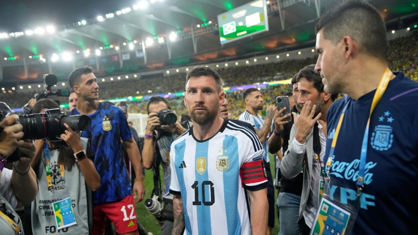 Lionel Messi condemns treatment of Argentina fans during clash with Brazil