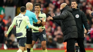 Guardiola on Man City&#039;s disallowed goal in Liverpool loss: &#039;This is Anfield&#039;
