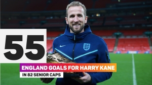 Kane not ruling out reaching 100 goals for England