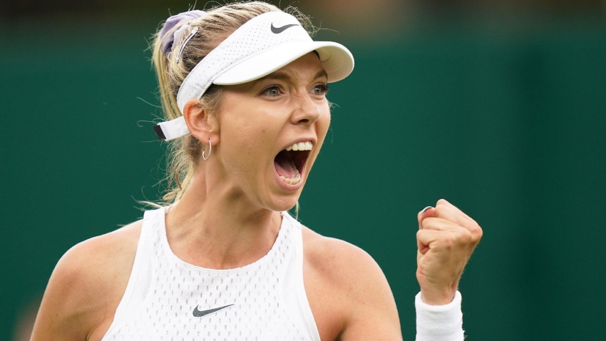 Katie Boulter reaches round two in only British success of the day