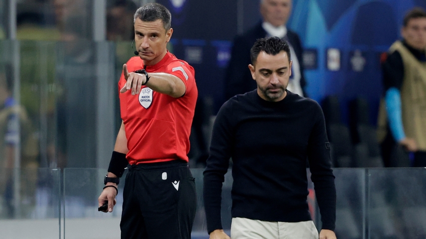 Xavi 'outraged' after refereeing 'injustice' in Inter defeat