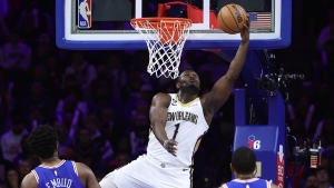 New Orleans Pelicans star Zion Williamson out at least three weeks with hamstring injury