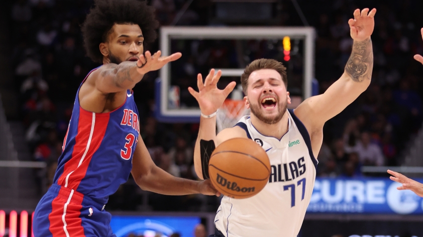 Bogdanovic, Hayes outduel Doncic as the Pistons upset the Mavericks in overtime