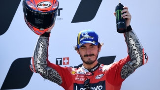 Bagnaia beats Marquez in Aragon thriller to clinch maiden MotoGP win