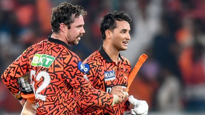 Pooran's unbeaten 48 in vain as Head, Sharma lead Sunrisers to dazzling 10-wicket win over Super Giants