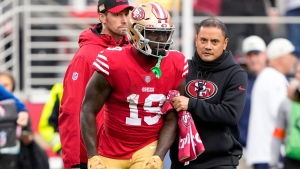 Samuel limited, McCaffrey and Mitchell miss 49ers practice ahead of NFC Championship Game
