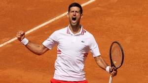 Djokovic rallies to reign over Tsitsipas in Rome