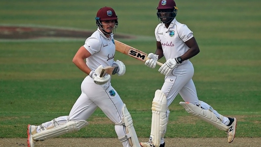 West Indies plummeting towards defeat on 52-6 chasing 348 for an improbable victory