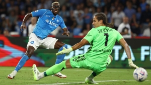 Victor Osimhen puts social media storm to one side in Napoli’s win over Udinese