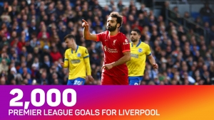 Brighton and Hove Albion 0-2 Liverpool: Diaz and Salah net as Reds maintain relentless Man City pursuit