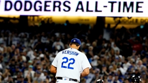 Kershaw &#039;didn&#039;t know fans would care&#039; after breaking Dodgers&#039; strikeout record