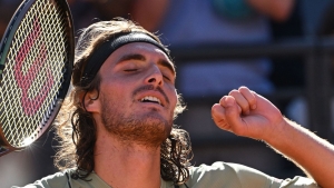 Super Tsitsipas through to Rome final as Zverev misses out