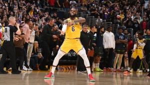LeBron leads Lakers into playoffs after wild OT win over Timberwolves, Hawks upset Heat