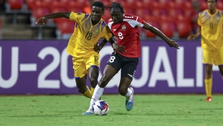 Trinidad and Tobago in action against St Vincent and the Grenadines