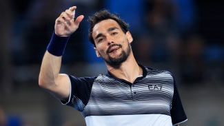 Fognini capitalises after Kyrgios pulls out, Goffin and Sonego advance