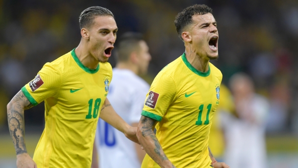 Brazil 4-0 Paraguay: Selecao cruise to victory as Coutinho nets first international goal since 2020