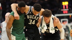 NBA: Antetokounmpo injures calf in Bucks&#039; win over Celtics