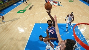 NBA: Embiid assist shy of triple-double as 76ers end Thunder&#039;s streak