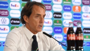 Mancini delighted by depth after Italy equal record in Euro 2020 win