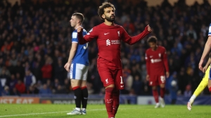 Rangers 1-7 Liverpool: Salah&#039;s record hat-trick helps Reds take giant stride towards last 16
