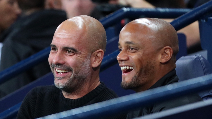 'He has got to stop saying it' – Kompany asks Guardiola to refrain from linking him with Man City job