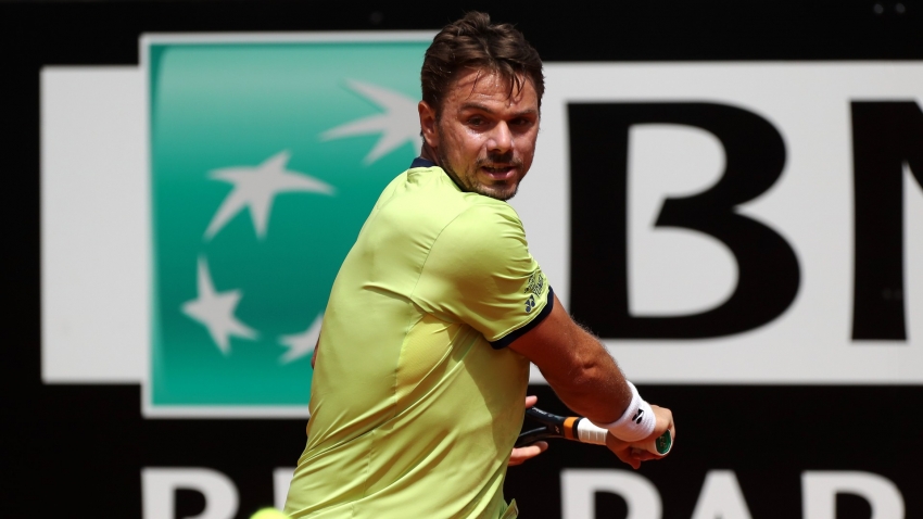 Three-time major champion Wawrinka earns first win in 15 months in Rome