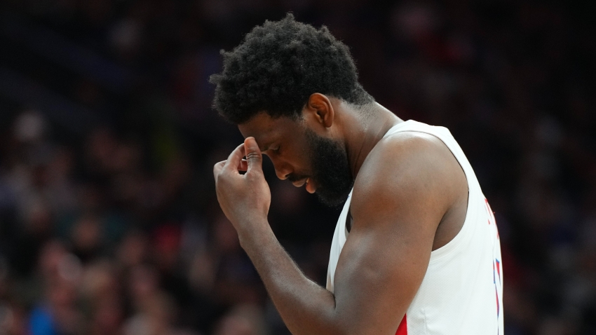 Embiid out for next two Sixers games with foot injury