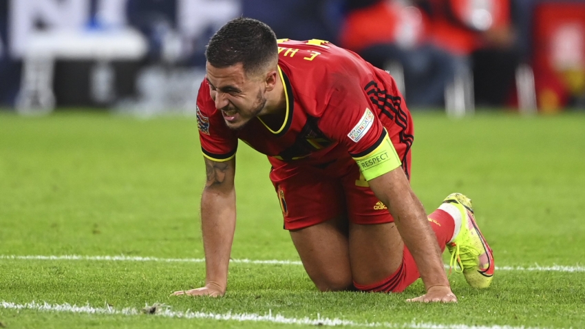 Hazard is medically perfect but we&#039;re all worried about his injuries, admits Belgium boss Martinez