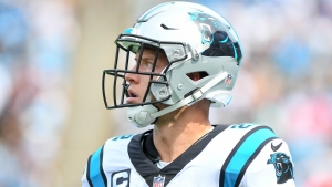 Panthers star McCaffrey leaves Texans game with hamstring injury