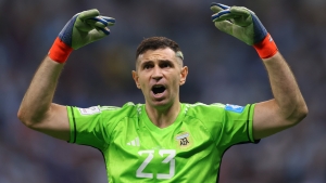 World Cup winner Martinez back at Aston Villa as celebration row keeper returns from Argentina