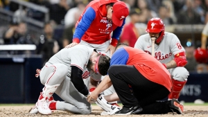 Bryce Harper out indefinitely after fracturing thumb