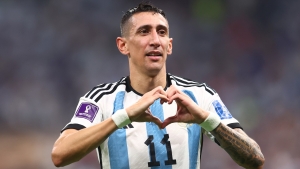 Di Maria celebrates Argentina triumph with giant World Cup tattoo