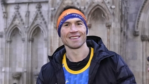 Kevin Sinfield completes first day of new ultra-marathon MND fundraiser in York