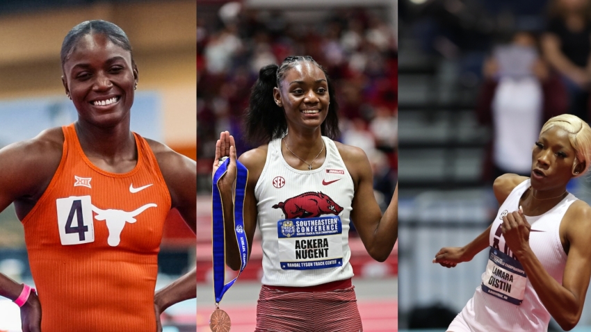 Excellent performances at NCAA Division 1 Indoors see Alfred, Nugent and Distin named to Bowerman watch list