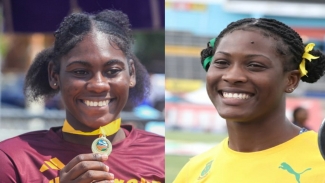 Holmwood Technical&#039;s Cedricka Williams (left) broke Fiona Richards&#039; discus record before St. Jago&#039;s Abigail Martin breaking Williams&#039; record a few hours later.