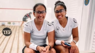Caribbean Women&#039;s Doubles Champions Ashley DeGroot and Ashley Khalil are all smiles as Guyana walked away with the overall title at the Caribbean Senior Squash Championships that concluded at the Liguanea Club in Kingston, Jamaica on Saturday.