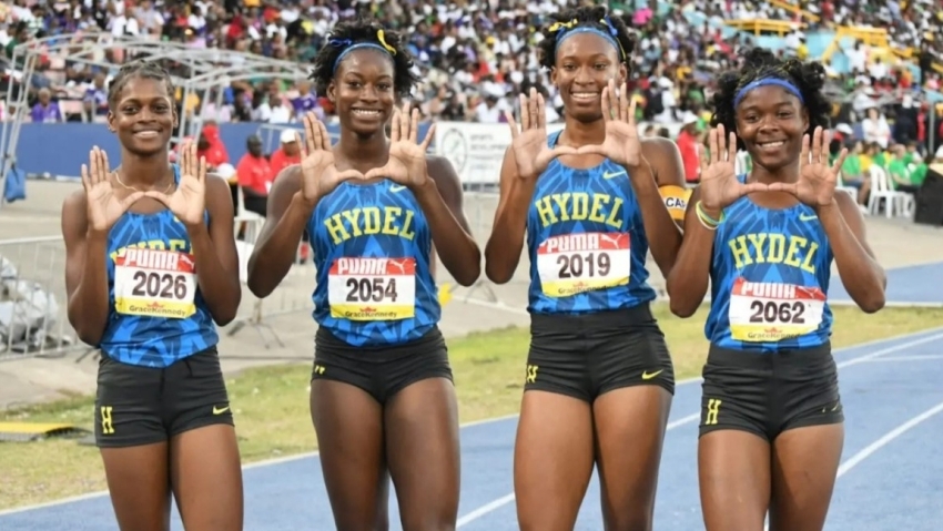 Hydel cop two 4X100m relays to close gap on Edwin Allen with three events to come